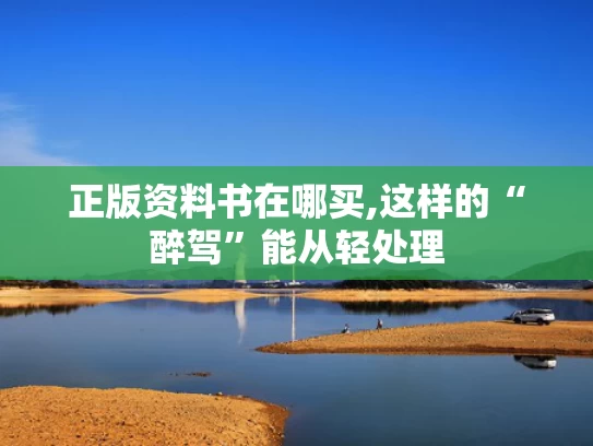 正版资料书在哪买,这样的“醉驾”能从轻处理